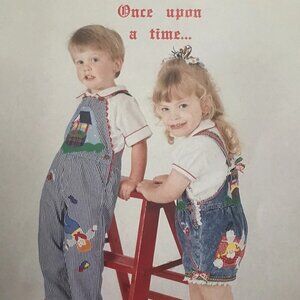 Once upon a time Storybook Applique Patterns Book - RARE